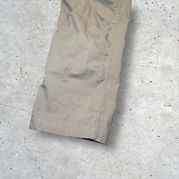 L.L.Bean Men’s Canvas Work Pants Tan 33x32 Reinforced Knees Utility Pockets - Picture 9 of 13